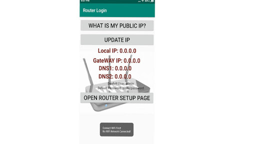 WiFi Router Admin Setup Screen 3
