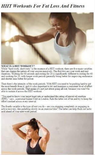 How to Do HIIT Workouts Screen 2