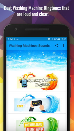 Android application Washing Machine Sounds screenshort