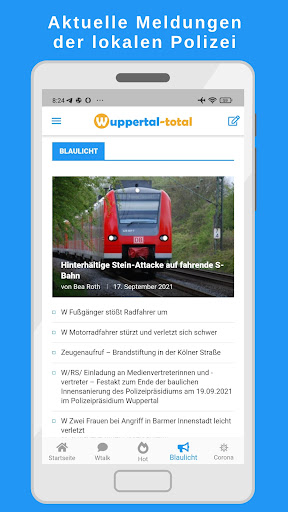Android application Wuppertal total screenshort