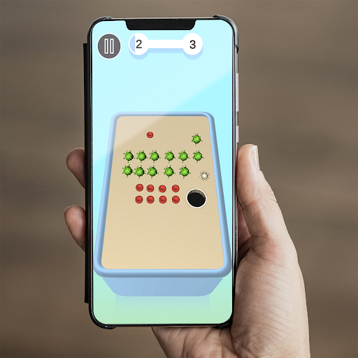 Virus hole 3d Screen 3