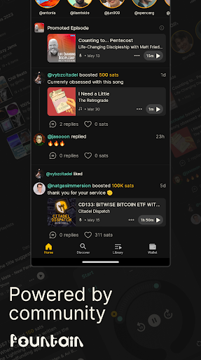 Fountain: Podcasts & Music Screen 2