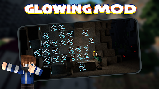 Glowing Ore Mod for Minecraft 1