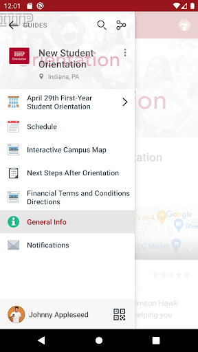 Android application IUP Guidebook screenshort