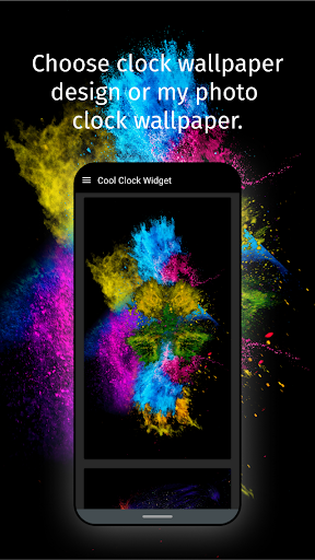 Android application Cool Clock Live Wallpaper screenshort