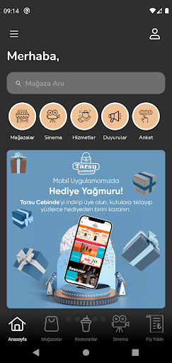 Android application Tarsu Cebinde screenshort