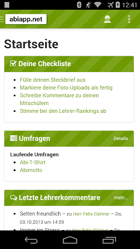 abiapp.net Screen 2
