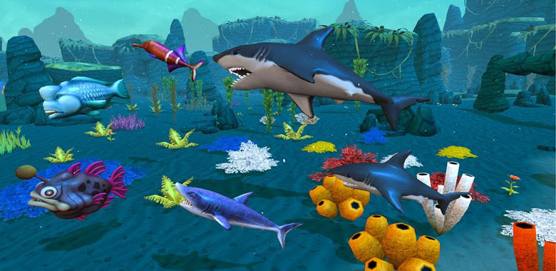 Hungry Fish Eat And Grow 3D