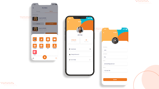 food bites Restaurant app Screen 2