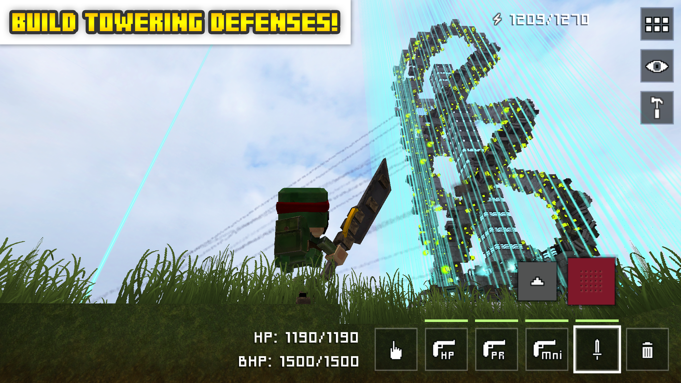 Android application Block Fortress screenshort