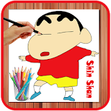 How To Draw Shin Chan icon