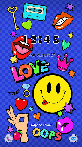 Pop Smile Doodle - Wallpaper Screenshot