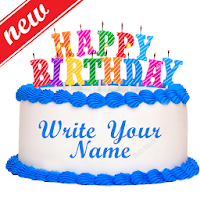Написать имя на день рождения Кекс