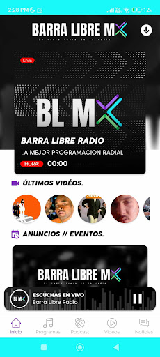 Barra Libre Radio Screen 2