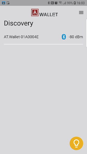 Android application AT.Wallet screenshort