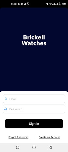 Android application Brickell Watches screenshort