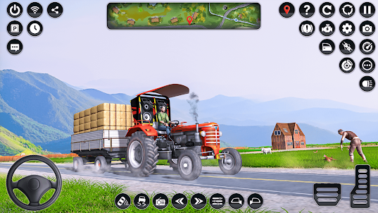 Tractor Driving 3D -Farm Games