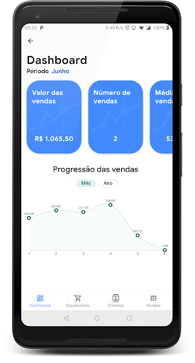 Android application Finance Mobile screenshort