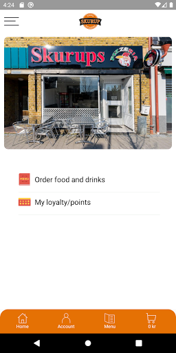 Android application Skurups Pizzeria screenshort
