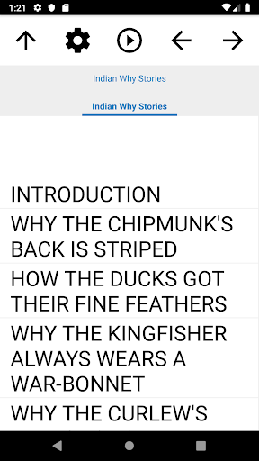 Android application Book, Indian Why Stories screenshort