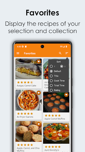 Carrot Recipes Cookbook Screenshot