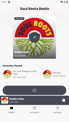 Android application Soul Roots Radio screenshort