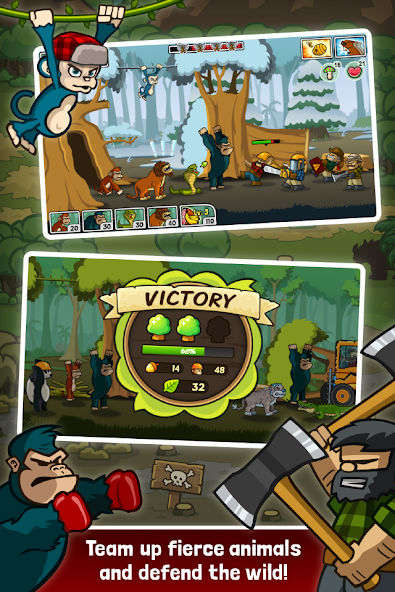 Lumberwhack: Defend the Wild 6.7.0 APK + Mod (God Mode) for Android
