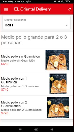 El Oriental Delivery Screen 3