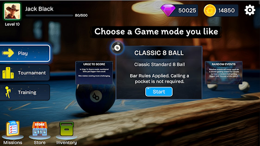 8 Ball Pool - Saloon Billiard Screen 3