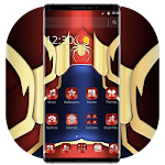 Cover Image of Download Red Metallic Spider Theme 1.1.3 APK