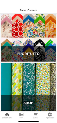 Android application Come d'Incanto Shop screenshort