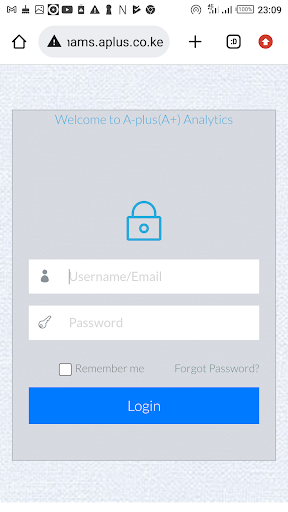 A+ Analytics Cloud Screen 2