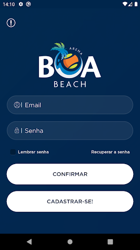 Android application Arena Boa Beach screenshort