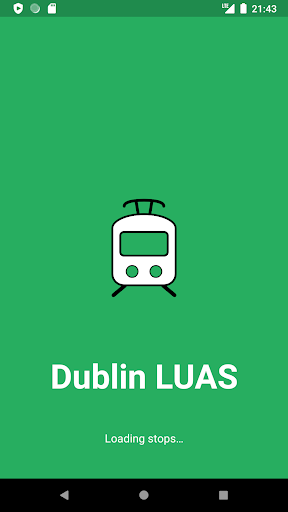 Android application Dublin LUAS screenshort