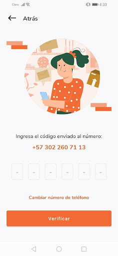 LineaExpress Mensajería Screen 3