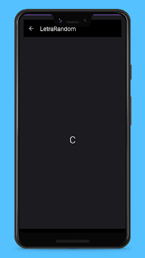 Random Letter Screen 2