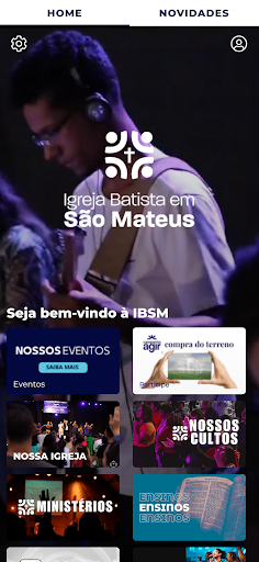 Android application Igreja Batista IBSM screenshort
