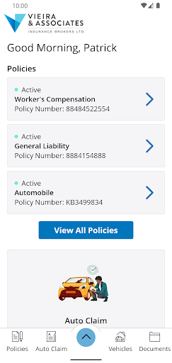 Vieira Insurance Screen 2