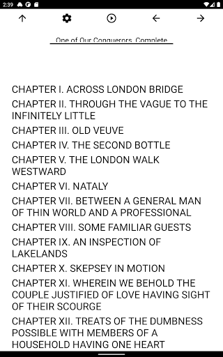 Book, One of Our Conquerors Screen 3