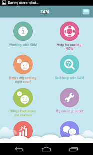 Self-help Anxiety Management Screenshot