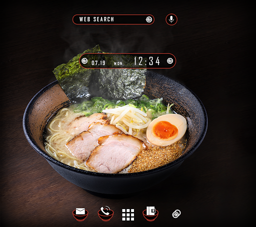 Android application Food Wallpaper Ramen Theme screenshort