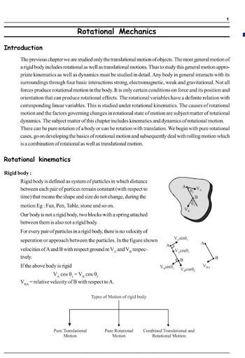 Detail Notes of Physics for JEE / NEET