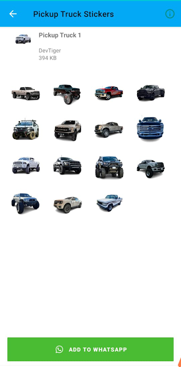 Pickup Truck Stickers - 1.0 - (Android)