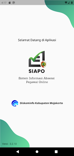 Android application Siapo Kabupaten Mojokerto screenshort