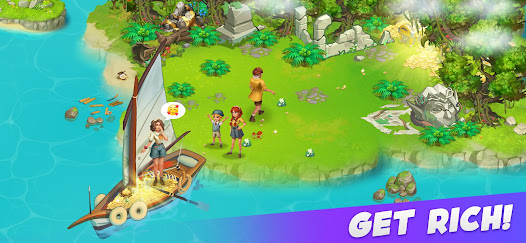 Captura de Pantalla 5 Family Farming: My Island Home android