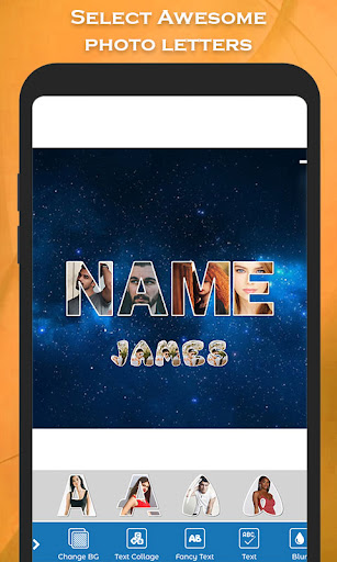 Photo to Text Collage Maker Screen 3
