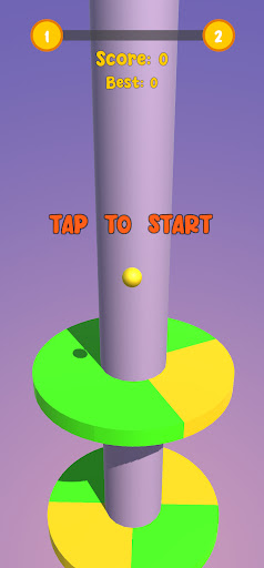 Android application Color Jump screenshort