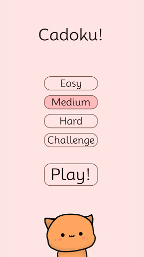 Android application Cadoku! screenshort