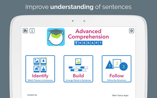 Screenshot of Advanced Language Therapy