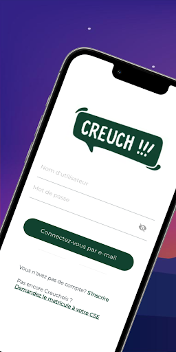 Android application CREUCH !!! screenshort
